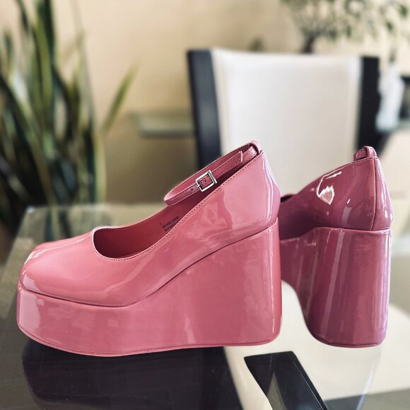 Cape Robbin Pink Platform Heels - Picture 6 of 9